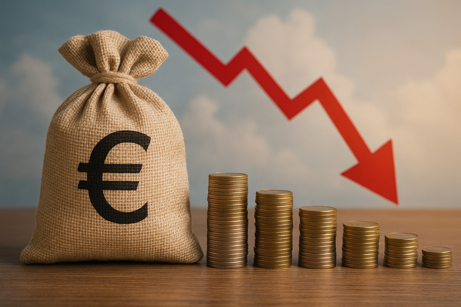 Visualisatie van de Nederlandse staatsschuld met grafieken en het Ministerie van Financiën op de achtergrond